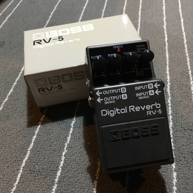 Boss rv-5 digital reverb effect guitar มือ2 - inubuzz - ThaiPick