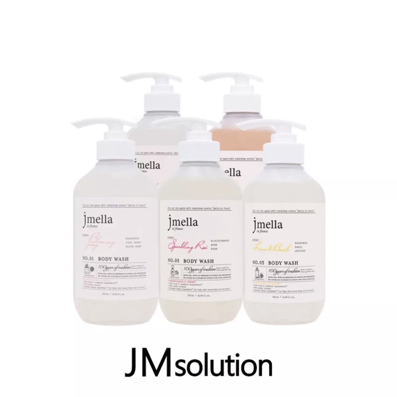 🌺🌺พร้อมส่งแท้เกาหลี🌺ครีมอาบน้ำ เจเมล่า JMELLA IN FRANCE X ARGEVILLE 🇷🇺  หอมนาน24ชม. ขนาด500ml มีหลาย