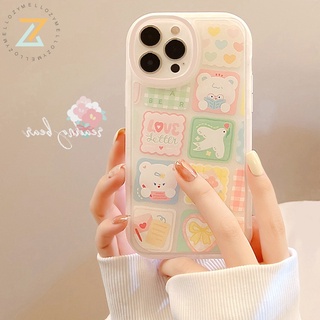 Zymello เคส OPPO A57 2022 Reno 7Z 5G Reno 6Z 5G A15 A16 A54 5G A74 5G A31 A5 2020 F7 F11 Pro A76 A16E A96 Realme C21Y C25Y 9i เคสโทรศัพท์ใสลายการ์ตูนน่ารักใหม่