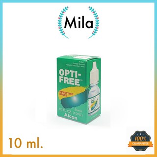 Alcon Opti-Free Rewetting Drops 10ml. น้ำยาให้ความชุ่มชื้น หล่อลื่นแก่ดวงตา บรรเทาอาการตาแห้งระหว่างวัน