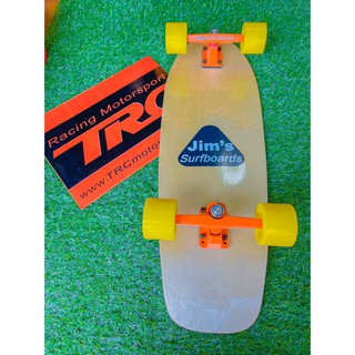 เซิร์ฟสเก็ต Surf Skate เซิร์ฟบอร์ด Surf Board old school 31นิ้ว ทรัค Jims 2021 สินค้าพร้อมส่ง ของแท้Jims สีเหลือง