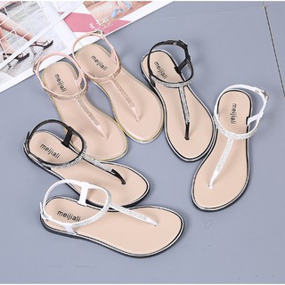 รองเท้าแตะรัดส้นสไตล์เกาหลี เบอร์36-40 NO.702 ( มี 3สี )