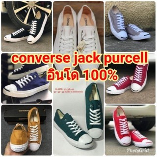 รองเท้าแฟชั่น 🔥พร้อมส่ง(ฟรีbox)Converse jack percell( indo💯%)