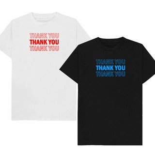 เสื้อยืดลาย THANK YOU เก็บเงินปลายทาง ตรงปก 100%