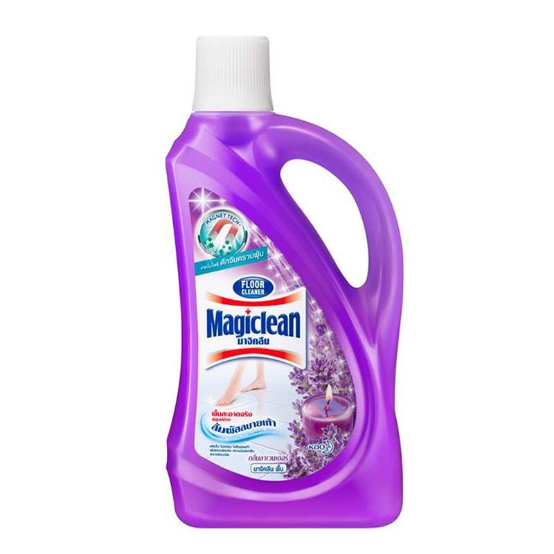 น้ำยาถูพื้น MAGIC CLEAN รุ่น กลิ่นลาเวนเดอร์ ขนาด 900 มล. สีม่วง น้ำยาถูพื้น Floor Cleaner MAGIC CLE