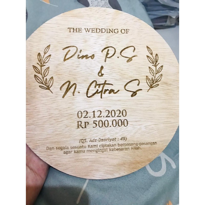 PLYWOOD ROUND DOWRY*