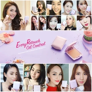 Cute press evory retouch oil control Spf30 Pa+++(สีม่วง)