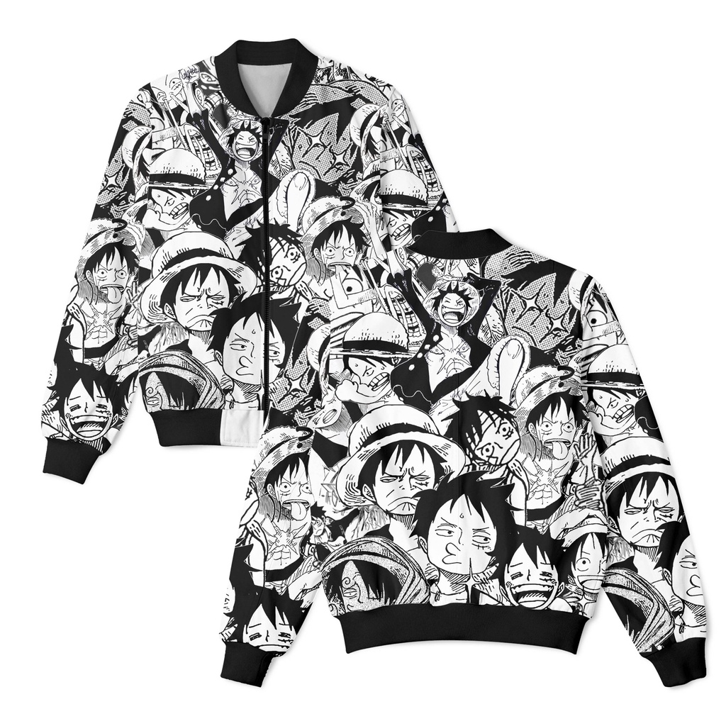 BOMBER JACKET ANIME ONE PIECE D LUFFY MANGA