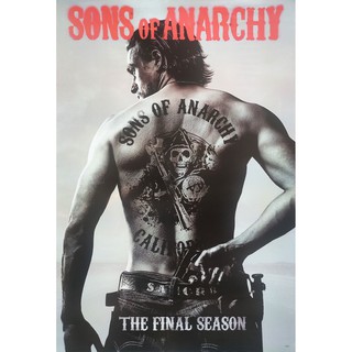 โปสเตอร์ หนัง SONS OF ANARCHY SOA 2008 POSTER 24”x35” Inch American TV Series CHARLIE HUNNAM v7