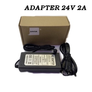 Adapter 24V2A อแด๊ปเตอร์ 24VDC 2A หัว 2.1X 5.5 mm