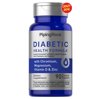 Piping Rock Diabetic Formula 90 Coated Caplets