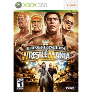 WWE Legends of WrestleMania xbox360 [Region Free] แผ่นเกมXbox360 แผ่นไรท์สำหรับเครื่องที่แปลงแล้ว LT/RGHทุกโซน