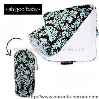 (Clearance Sale) ผ้าห่มพกพา Ah goo baby - Vintage in Blue