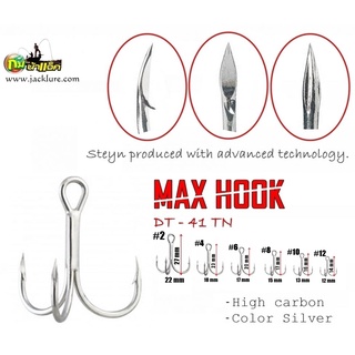 ตัวเบ็ด 3ทาง Max hook (จำนวน10ตัว)