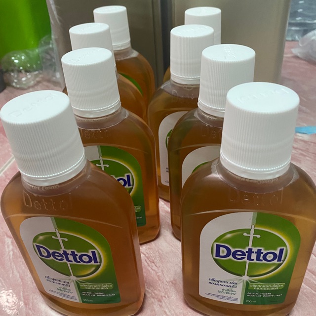 น้ำยาทำความสะอาดฆ่าเชื้อโรค  Dettol แบบไม่มีมงกุฏ ขนาด 250-750 ml ของแท้100% น้ำยาทำความสะอาดฆ่าเชื้อโรค  Dettol ของแท้