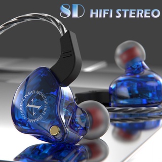 X2 ชุดหูฟังสเตอริโอซับวูฟเฟอร์ 8D HI-FI แบบมีสาย สําหรับโทรศัพท์ MP3 แท็บเล็ต พีซี