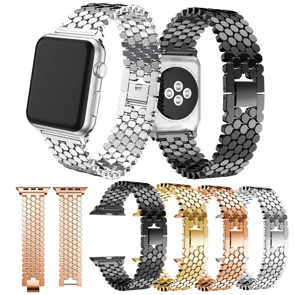 สายนาฬิกาข้อมือสายนาฬิกาข้อมือสําหรับ Apple Watch Band Series 5 4 3 2 1