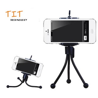 Mini Mobile Phone Three Tripod Desktop Three Tripod Hose Spring Small Tripod Metal Small Hose Three Tripod