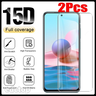 2PCS Tempered Glass ScreenFor Redmi Note 10 Pro Max 10s 10x Pro 10f for Xiaomi 10 lite 10i 10t pro Screen Protector