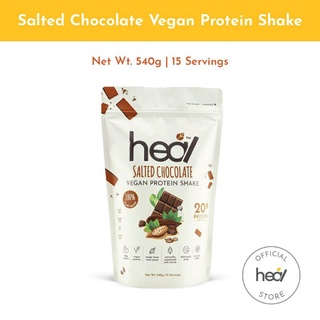 Heal Salted Chocolate Vegan Pea Protein Shake Plant Based Powder