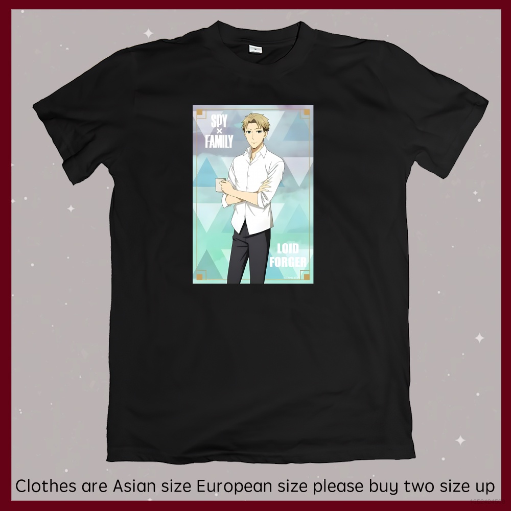 เสื้อยืดแขนสั้น คอกลม พิมพ์ลายคอสเพลย์ Csp Spy x Family Loid Forger Anya พลัสไซซ์ แฟชั่นสําหรับชาย แ