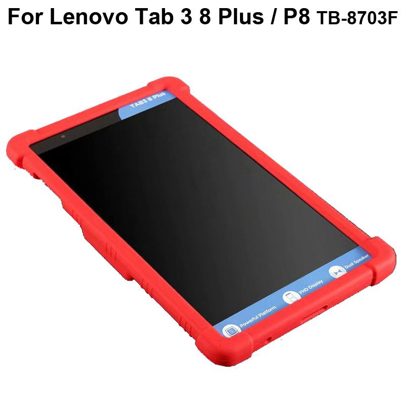 Lenovo Tab 3 8 Plus ยางทำจากซิลิคอน เคส หุ้ม P8 TB-8703 อ่อน ฝาครอบป้องกัน