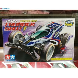 โมเดลรถรางทามิย่า 1/32 Tamiya Mini 4WD TA18702 Aero Thunder Shot (AR Chassis)