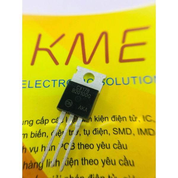 Schottky Diode MBR20100CT 20A 100V TO-220