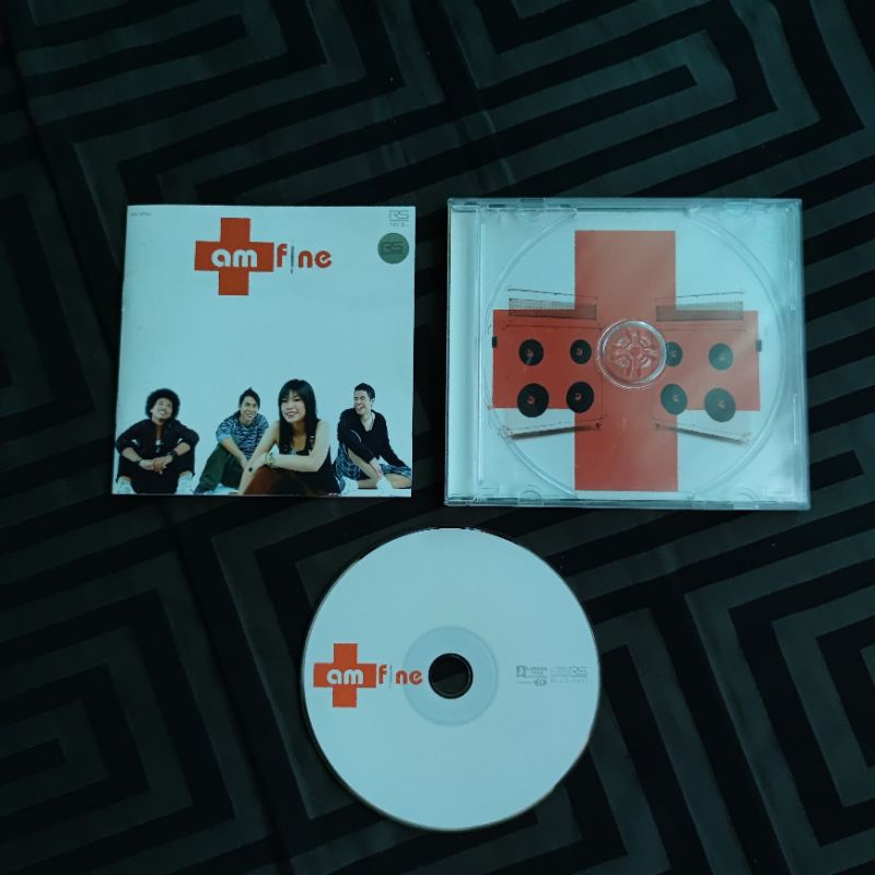แอมไฟน์ AmFine ซีดีเพลง (ขาดความอบอุ่น, ผู้หญิงใจง่าย, น้ำตาหยดสุดท้าย, in love, เธอไม่ผิด ฯลฯ) ปก+แ