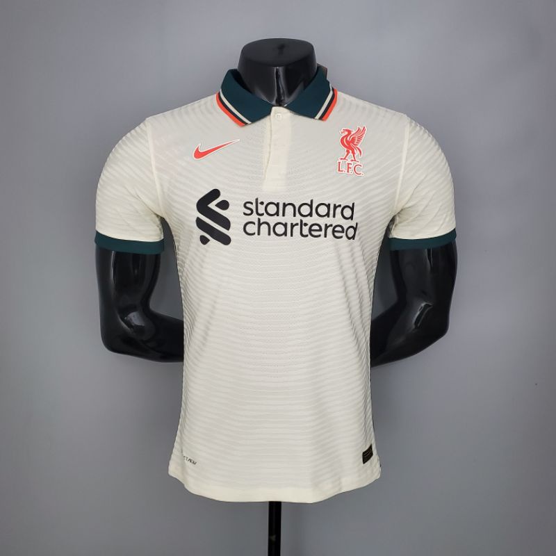 เสื้อแขนกุด เสื้อลิเวอร์พูล Liverpool away Player เสื้อฟุตบอล งานเกรดเพลเยอร์  2021/22