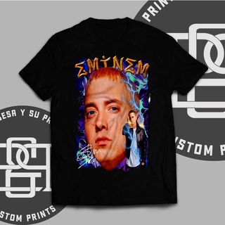 เสื้อยืดแฟชั่น - EMINEM 2 เสื้อ bootleg ขนาดใหญ่กราฟิก tshirt สําหรับผู้ชายผู้หญิงแฟชั่น unisex