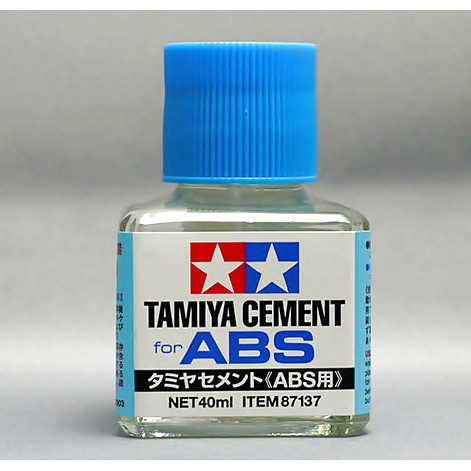 Glues 105 บาท TA87137 กาวติดพลาสติก ABS (Tamiya Cement for ABS) 40ml Stationery