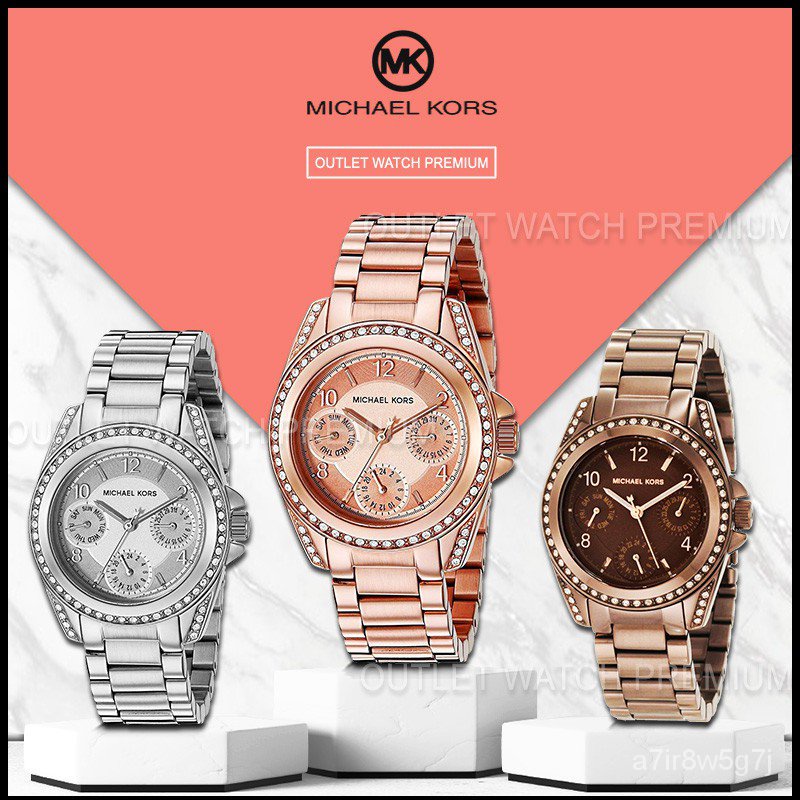 ใหม่MICHAEL KORS ของแท้100% MK5612 MK5613 MK5614 - 33 MM นาฬิกาแบรนด์เนมMK นาฬิกาผู้หญิงผู้ชาย สินค้าพร้อมจัดส่ง OWM144