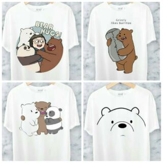 เสื้อยืด ลาย we bare bear