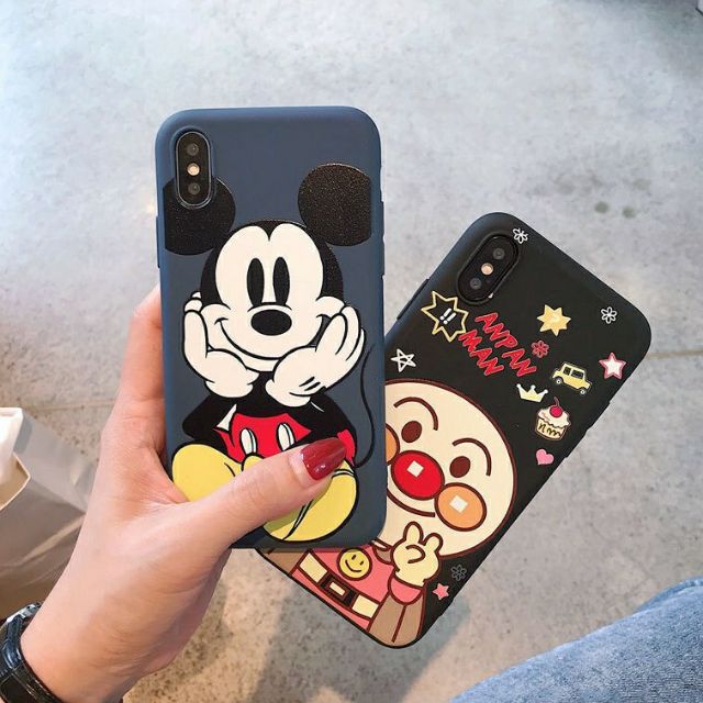 Cartoon anime Mickey Mouse silicone soft case for iPhone 7,8