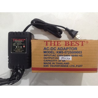 The Best Adapter KMS-5725009003 อแดปเตอร์ แปลงไฟ 220V-240V AC - DC 19V 3A