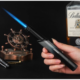 Baicheng BC-526 Creative Personality Metal Windproof Straight Lighter, Smoking Set, Cigar Lighter, Flame Torch, Welding