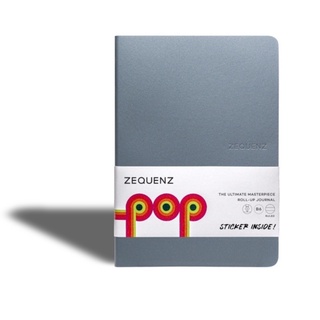 ZEQUENZ POP "Smoke" สมุดโน๊ต Zequenz สีเทา