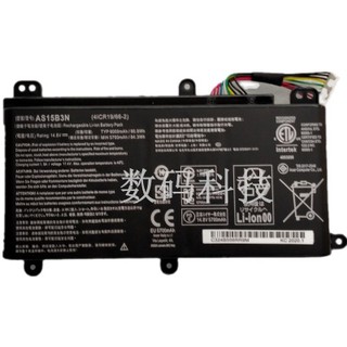 Battery Notebook Acer Predator 15 G9-591 591G G9-592 592G 17 G9-791 791G 17 G9-792 792G 17X GX-791 14.8V 88.8Wh 6000mAh