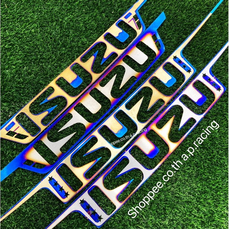 ครอบโลโก้ ISUZUไทเท พร้อมกาว3 M DMAX 2020 - 2022  MUX21 Dmax  โลโก้ ติดรถยนต์​ ISUZU​ DMAX 2020 สีไท