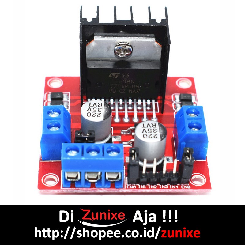 L298N Dual H-Bridge 5-35V 2A มอเตอร์ DC Stepper สําหรับ Arduino หุ่นยนต์ CNC โครงการ