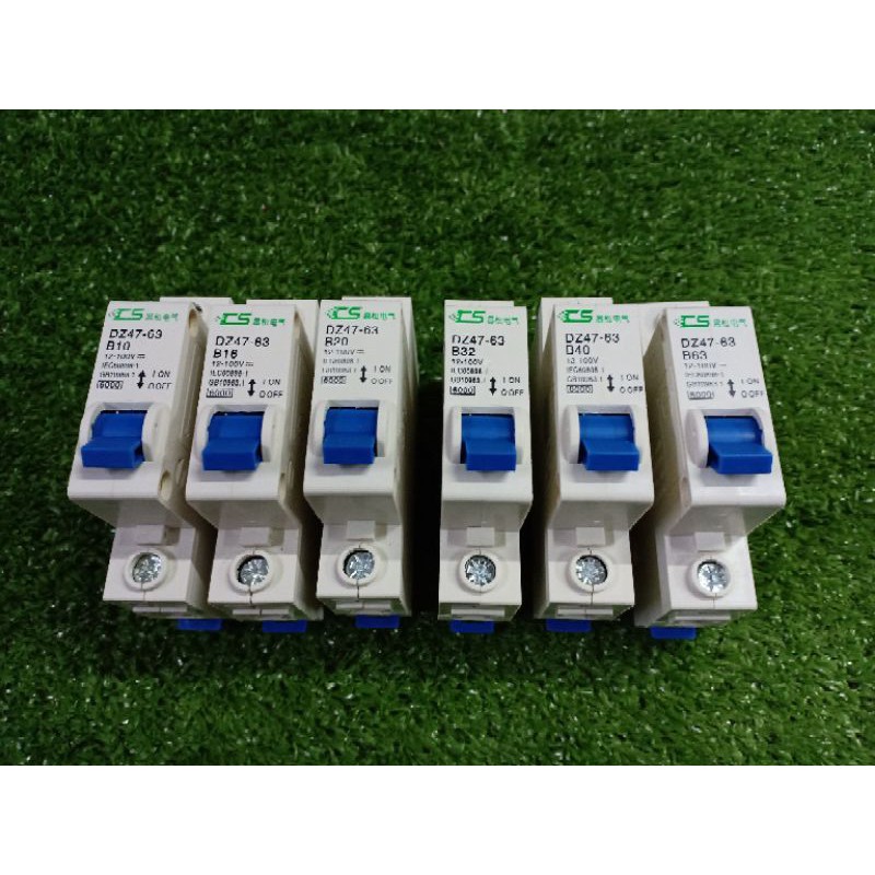 เบรกเกอร์ DC 1P  แรงดัน 12-100v งานโซล่าเซลล์ มีให้เลือกหลายแอมป์