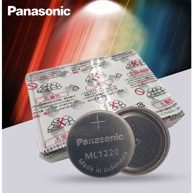 50PCS/Lot Original Panasonic ML1220 3V ML 1220 Rechargeable CMOS RTC BIOS Back Up Cell Button Coin B
