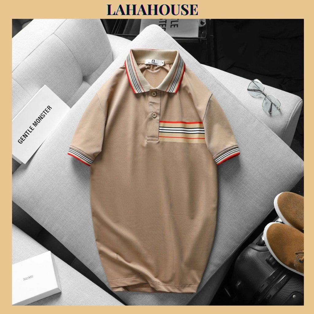 เสื้อยืดคอปกผู้ชาย Polo mix คุณภาพสูง สวย พื้นฐาน อ่อนเยาว์ ไซส์ใหญ่ 95kg - PLMS04 - Pack PR soft co