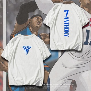 [COD]เสื้อยืดแขนสั้น ผ้าฝ้ายแท้ ระบายอากาศได้ดี พิมพ์ลาย Melon MELO Antony ทรงหลวม สไตล์สปอร์ต สําหรับผู้ชาย และผู้หญิงS