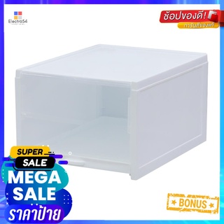 กล่องรองเท้าลิ้นชัก STACKO 33.2x25.8x18.3 ซม. สีขาวDRAWER SHOE BOX STACKO 33.2X25.8X18.3CM WHITE