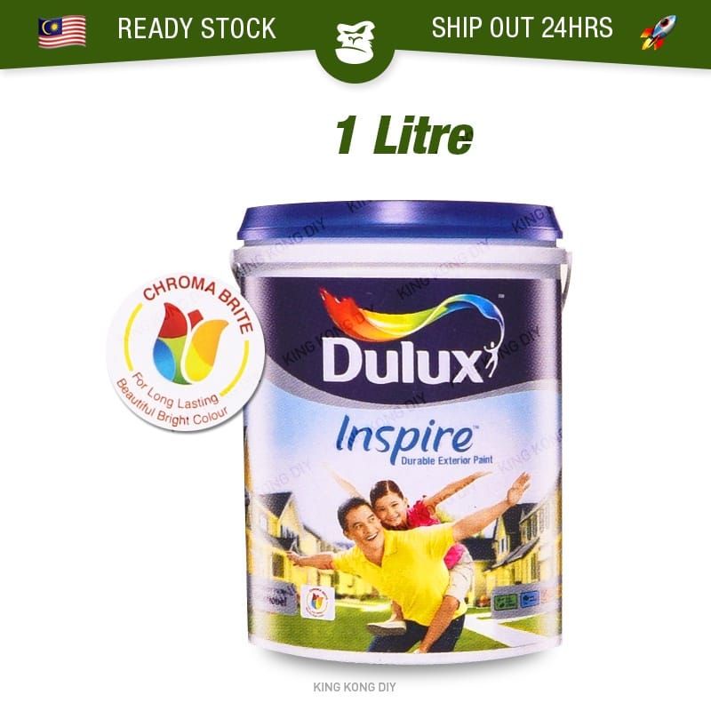 1L ICI DULUX Inspire ภายนอกสีทนทาน Weathershield Weather Shield