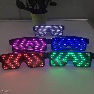 ❈◐۞【READY STOCK】✆✿แว่นตากันแดดมีไฟ LED แบบกระพริบ（ขายล่วงหน้า）