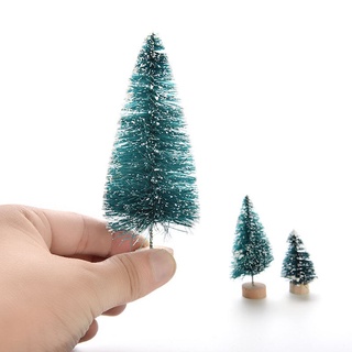 【AG】Christmas Winter Tree Mini Cedar Ornaments Party Dolls House Miniature Decor