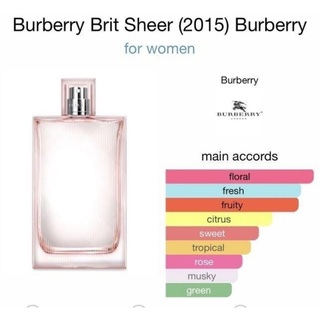 Burberry Brit Sheer For Her Eau De Toilette 100ml